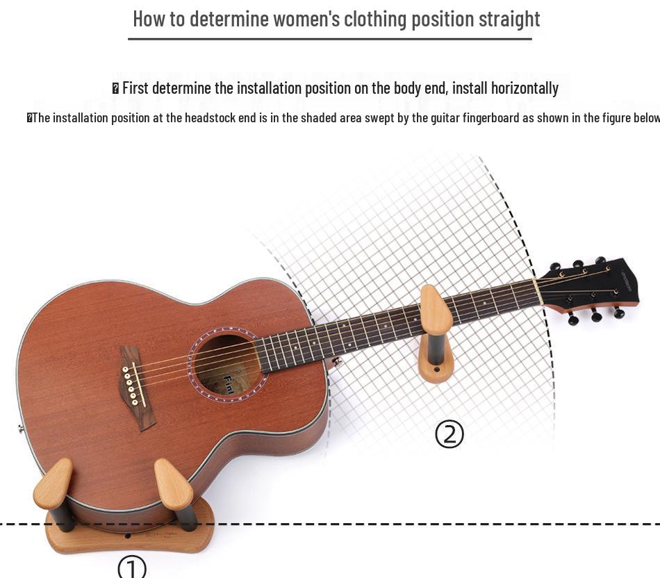 Two-Piece Guitar & Violin Wall Mount Hanger