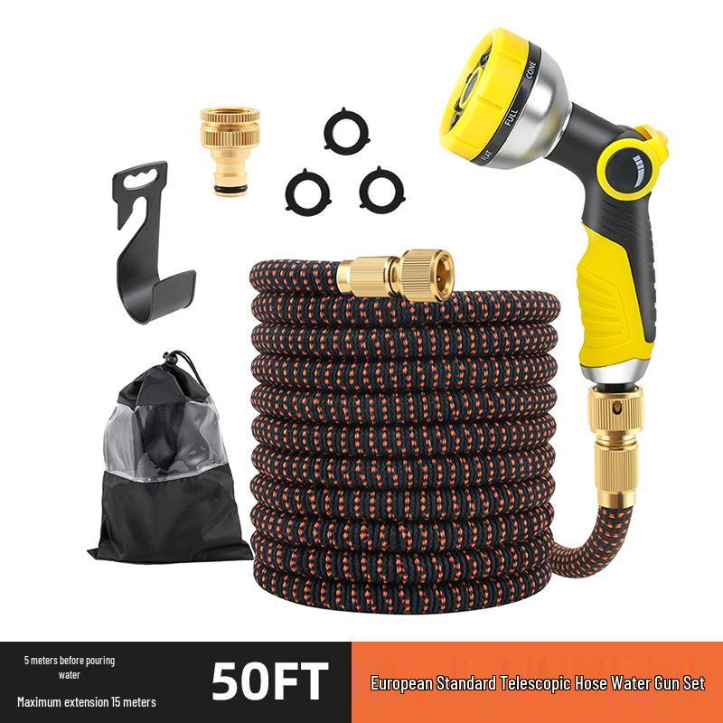 Retractable High-Pressure Water Hose for Car Wash, Gardening, and Sprinkler Use
