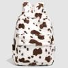2026 High Quality Casual Plush Sweet Interior Zipper Pocket School Bags Fashion Color Blocking Large Capacity Commute Backpacks