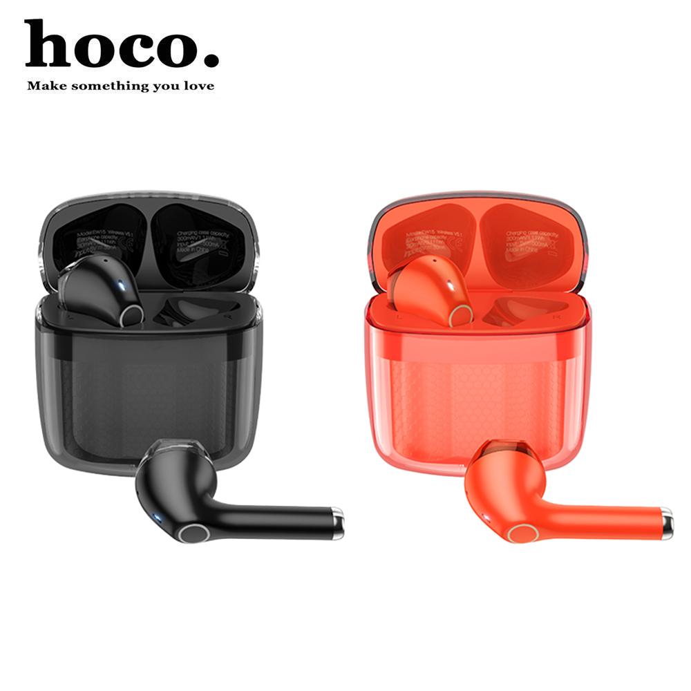 

HOCO EW15 Полупрозрачные True TWS Беспроводные Bluetooth 5.1 Наушники Шумоподавление Спортивные наушники Waterprof Сенсорные наушники управления Наушники