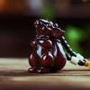 Small-Leaf Red Sandalwood Pendant: Wealth-Attracting Pixiu, Gourd, Dragon, Tortoise Design