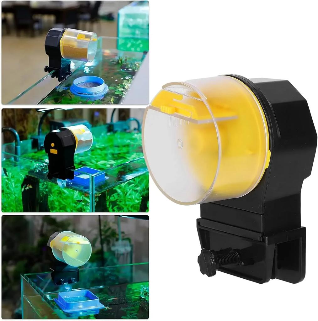 Automatic Fish Tank Feeder Intelligent Timing Auto Feeder Electric Auto Food Dispenser Large Capacity Fish Aquarium Feeder
