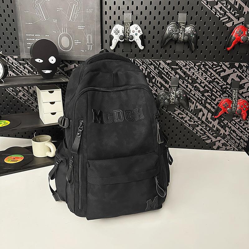 New schoolbag tooling romantic couple backpack large capacity middle and high school students air cushion backpack
