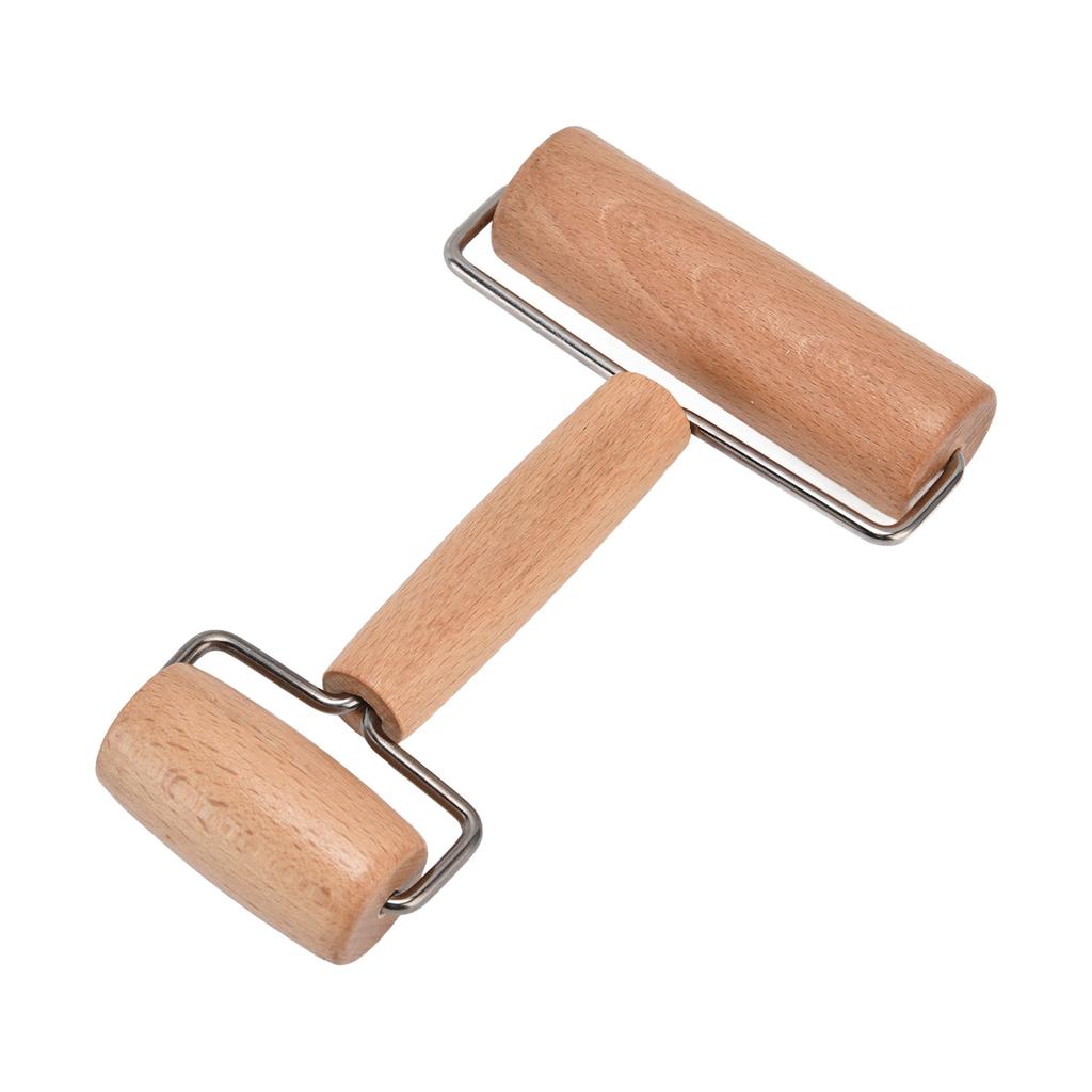 Tehnologie de acoperire a rolei de aluat, lustruire exterioară, prindere confortabilă, rolă de pizza din material lemnos