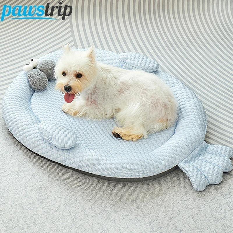 Dog Cooling Beds Puppy Supplies Accessories Summer Bed Medium Mat Pet Baskets Products Blanket Dogs Pets Cats Beds
