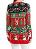 2025 Autumn/Winter Women's Long Sleeve Knit Cardigan – Casual European & American Style Christmas Sweater Coat