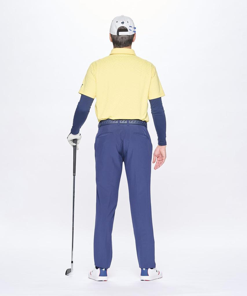 Coq Sportif Golfhosen Stoffhosen Stretch Einfarbig Business Golf LG5SLP00M NV00 [Le Golf] 2-Wege Herren (Marine)