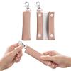 Car Key Ring PU Leather Pendant Headphone Cable Mini Storage Bag Coin Purse Keychain  Female