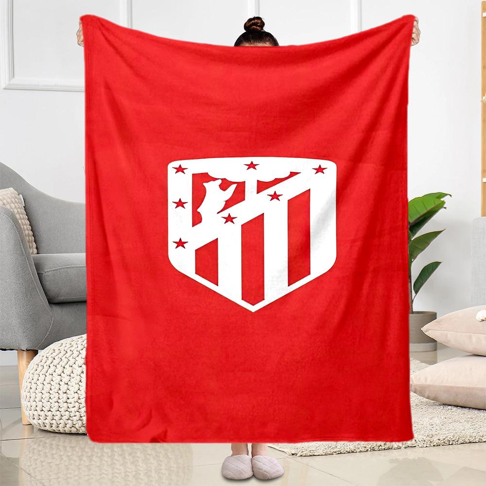Atletico Madrid Blanket Warmthful Decor Perfect For Picnics Chair Bedding Four Seasons Universal Modern Style Best Holiday Gift For Friends Family