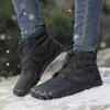 Outdoor snow boots men's autumn and winter new casual hiking non-slip waterproof velvet thermal cotton shoes women's thick soles