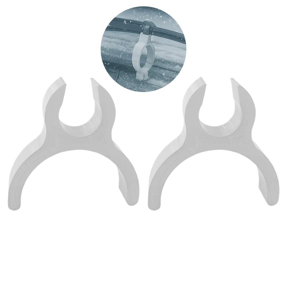 2pcs Car Wiper Antifreeze Bracket Plastic Wiper Arm Bracket Practical Car Wiper Antifreeze Tools Car Accessories For Winter