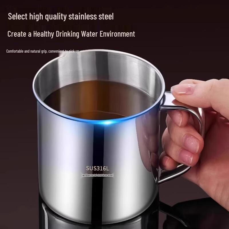 Yi Pan 304 Stainless Steel Cup with Lid