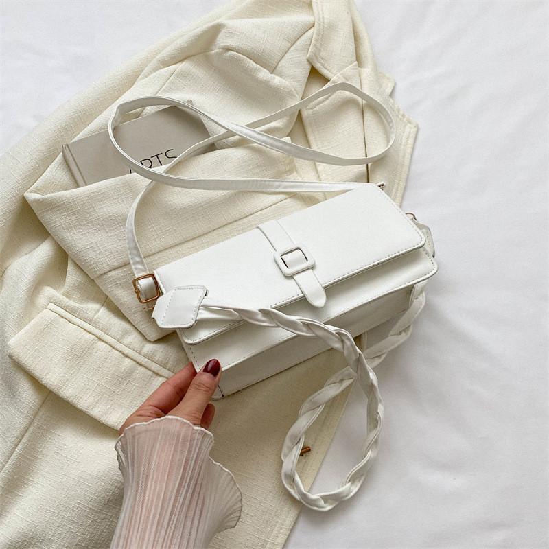 Trendy Minimalist Small Square Shoulder Bag For Women In Chic Colors For Everyday Use