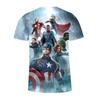 Avengers 4 Endgame T-shirt Superhero 3d Short Sleeve Stylish Casual Tee Top