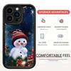 Adorable Snowman Groove iPhone 15/16/17 Pro Max Black Staircase Case