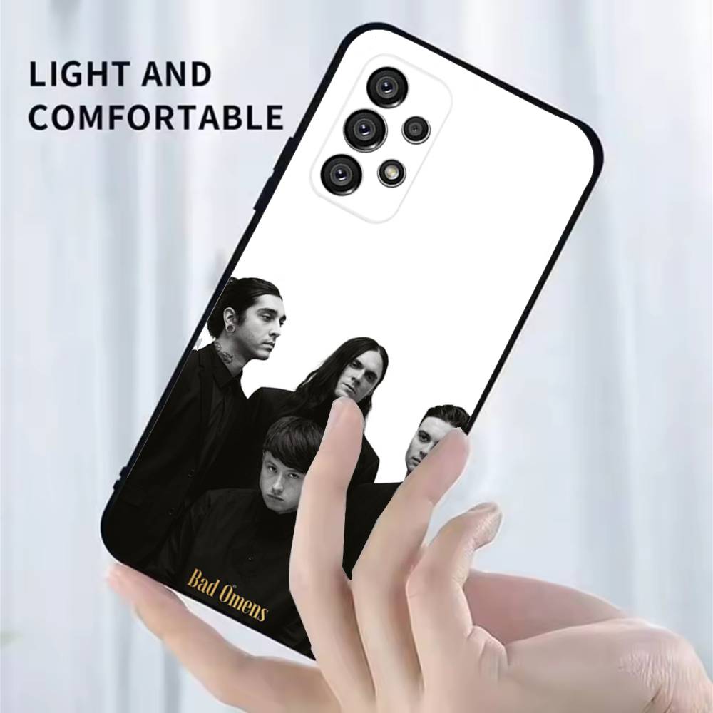 

Band O-Omems Phone Case For Samsung Galaxy A54 A34 A24 A73 A53 A52 A52S A04S A04E A72 Cover SamsungA12