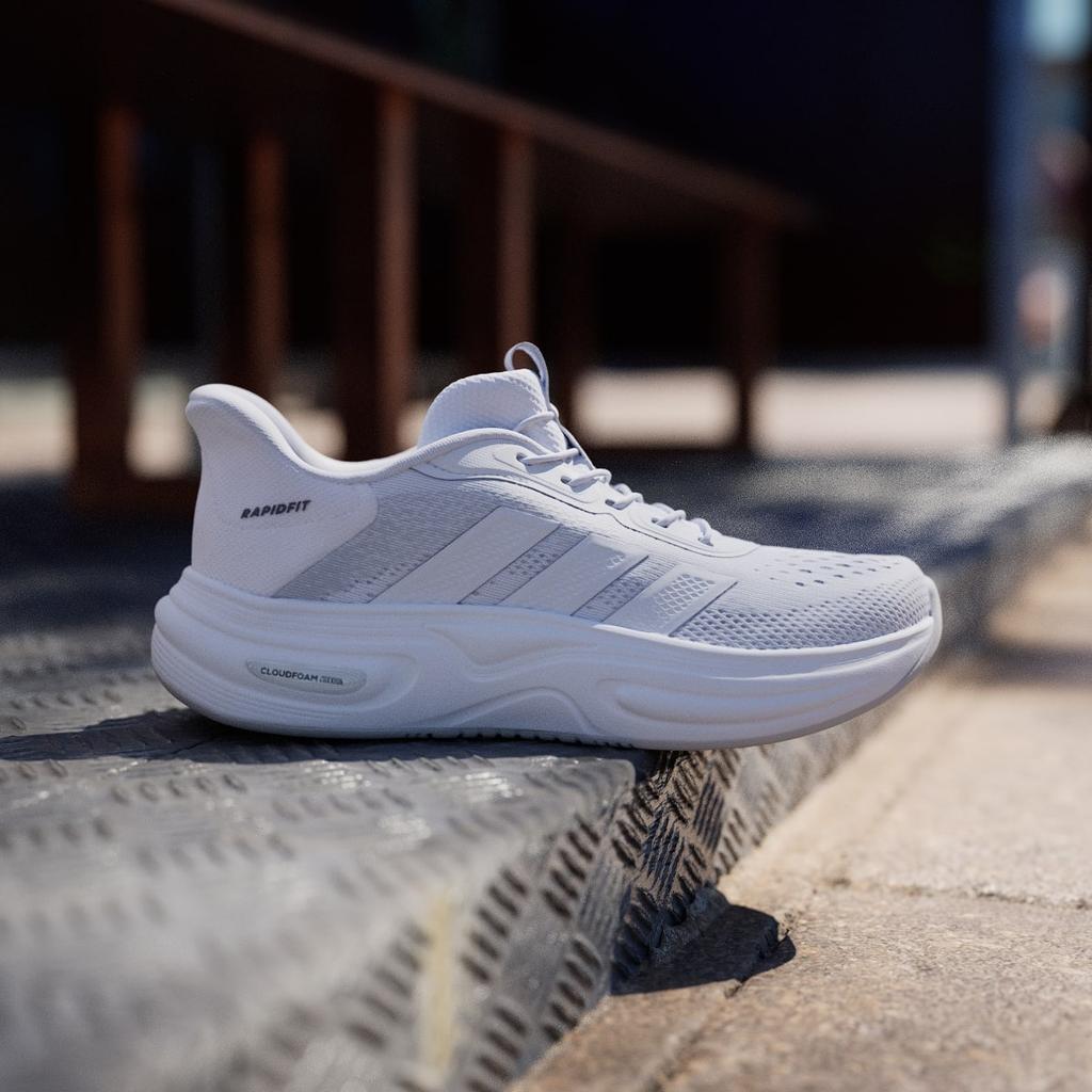 adidas CLOUDFOAM CUXXION RAPIDFIT HP3446 Women's Sportswear Sneakers Cloud White / Light Solid Grey / Cloud White
