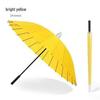 Rainbow 24-Rib Windproof Dual-Use Umbrella - Business, Sunny & Rainy Shade, Double Person, Straight Handle, Sun Protection.