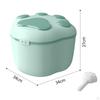 Food Storage Container Kitchen Waste Bin with Lid Organizer