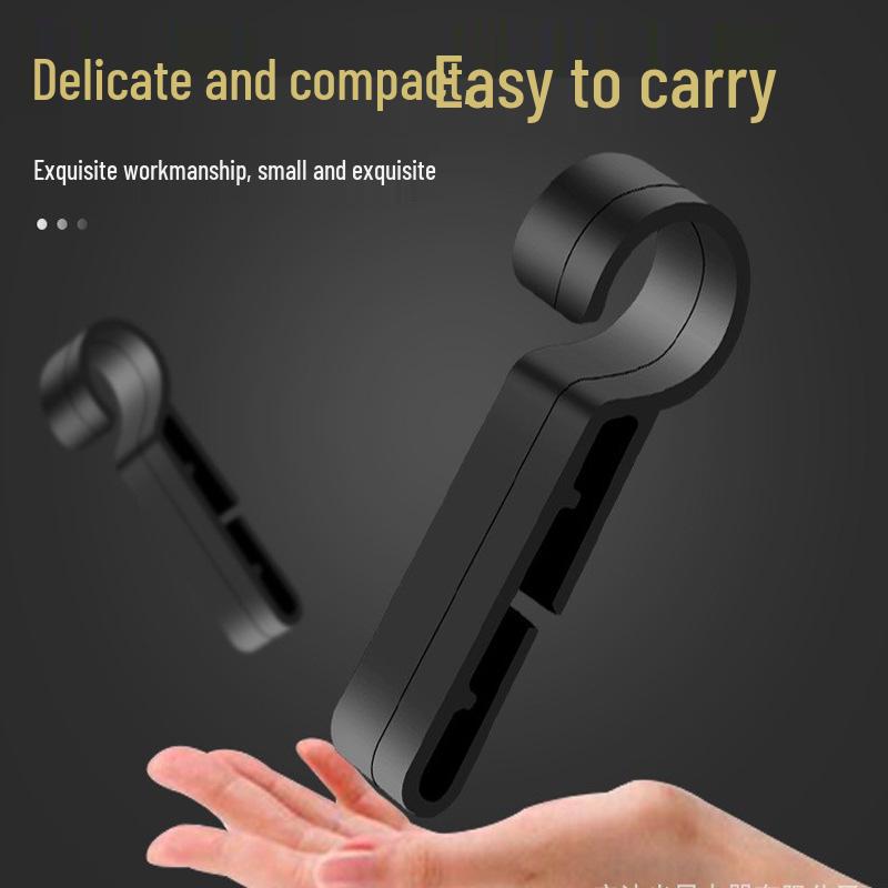 Spot Safety Helmet Headlamp Anti-Slip Hook Clip: Secure Plastic Buckle for Headlamp Attachment