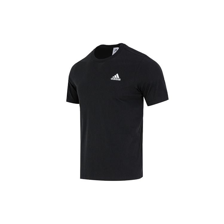 New Adidas ESSENTIALS T Shirt Men's Black IC9282