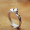 REETI 925 Silver Rings For Women Cat ring Lady Prevent -silver-jewelry