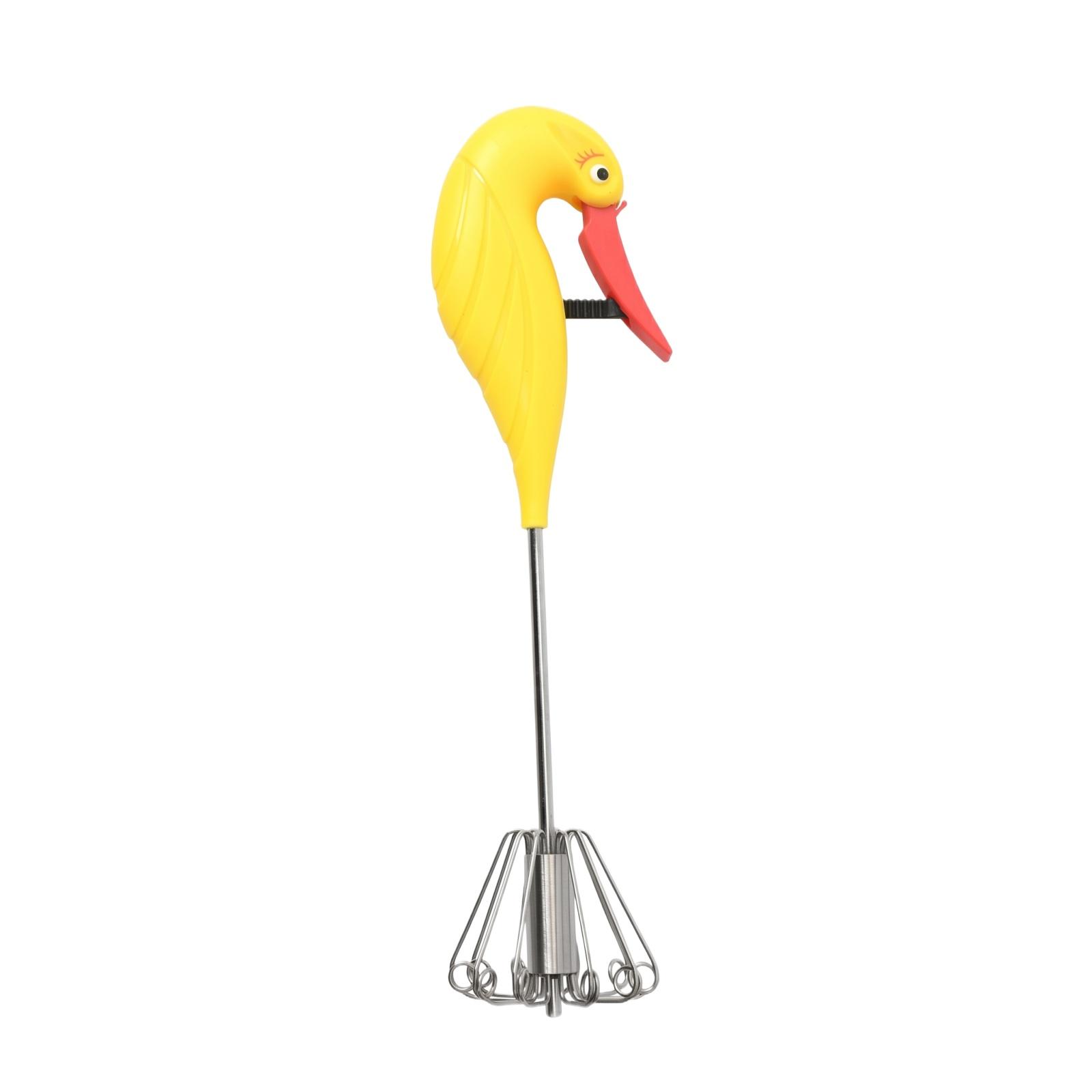 

Manual Handheld Egg Beater Stainless Steel Kitchen Whisk Hand Press Rotating Mixer Tool for Home Use Cooking and Baking One Size