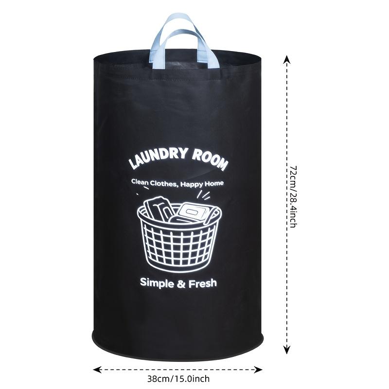 Large Capacity 600D Oxford Cloth Foldable Laundry Basket with Printed Pattern, Laundry Baskets