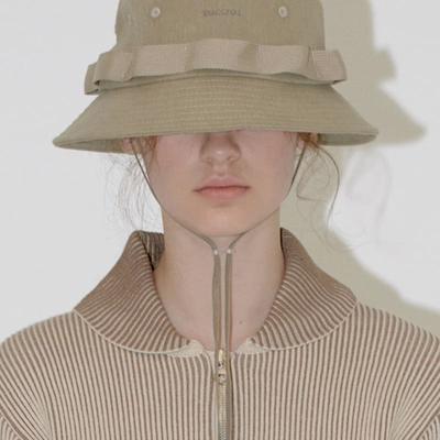 BOB EN COTON LAVÉ DIAGONAL (beige)