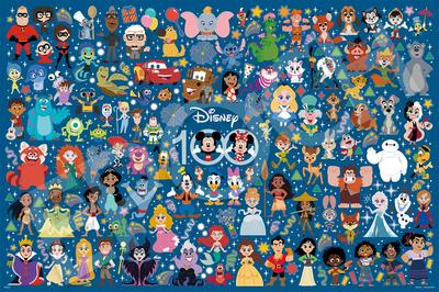 Epoch 1000 Teile Puzzle Disney CUTE CELEBRATION x mit Kleber und Spachtel inklusive Dekoteilen EPOCH (50 75 cm) 97-701