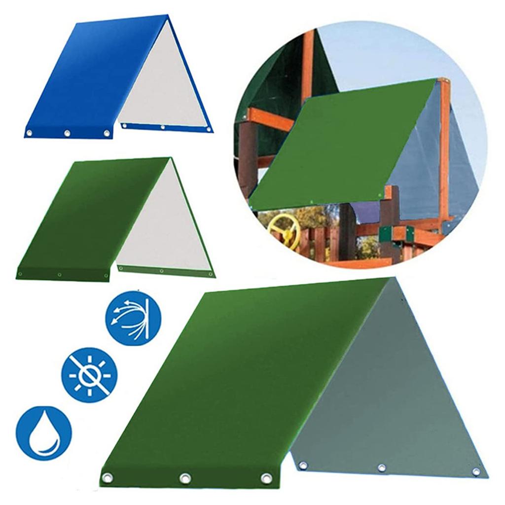 Sun Resistant Replacement Canopy Cover Suitable For Outdoor Playgrounds Backyard Swing Sets Windproof Dustproof Shelter