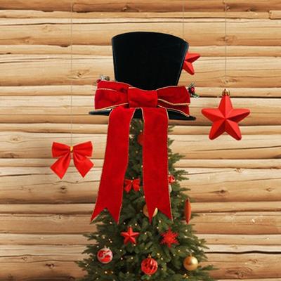Fashion Christmas Tree Top Hat for Bedroom Desktop Home Living Room Decor