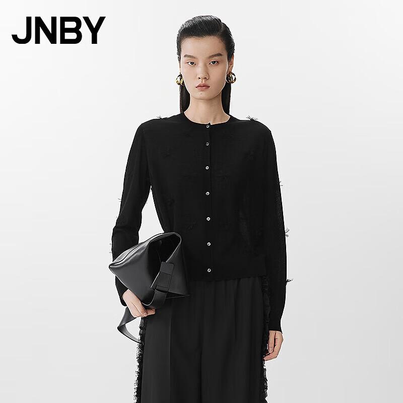 JNBY Women s 100% Wool Round Neck Cardigan XS