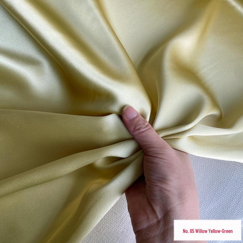 30 Momme Pure Mulberry Silk Heavy Satin Fabric for Qipao, DIY Clothing, Embroidery, and Formal Wear.