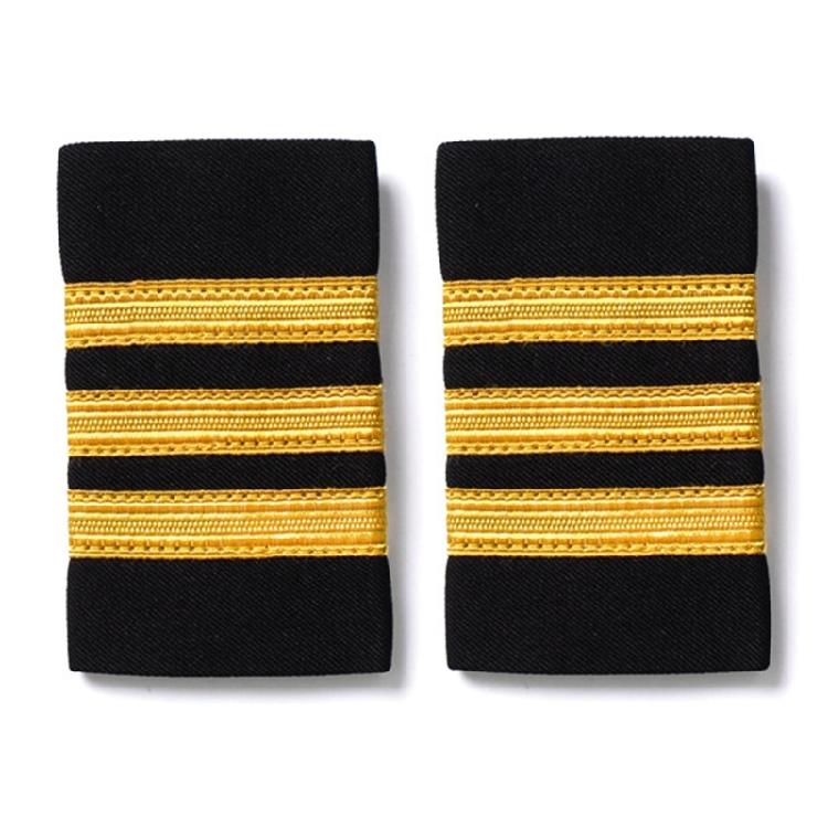 2pack Versatiles Embroidery Badge Unique Epaulet Decorative Clothing Epaulettes for Sewing Projects