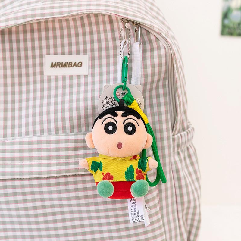 Crayon Shinchan Keychain Plush Toy For Backpack Decoration Collectible Gift