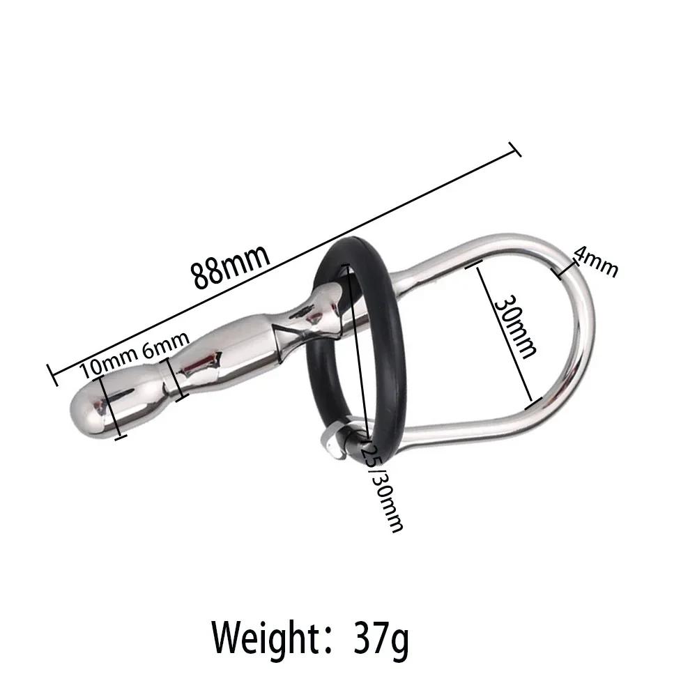 Męski Masturbator Analny Dźwięki Rozszerzacze Cewki Moczowej Cewniki Metalowy Stop Korek Penisa Męska Cnota Seks Zabawki dla Mężczyzn Erotyczny Seks