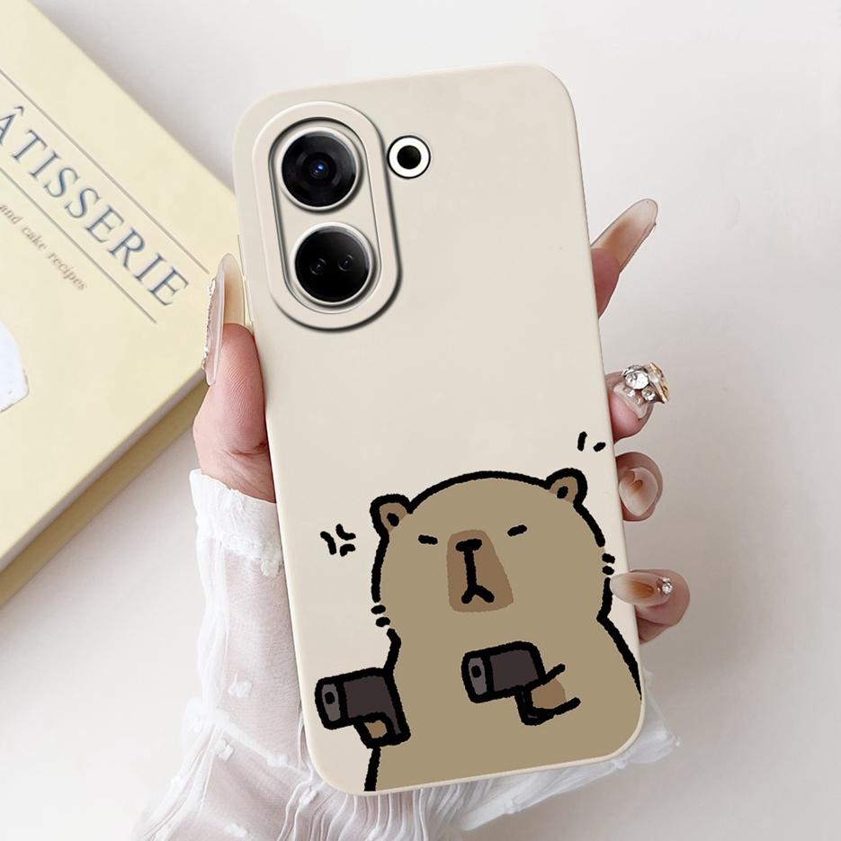 For Tecno Camon 20 Pro 5G Case CK8n Cute Animals Cartoon Cover Soft TPU Phone Case For Tecno Camon 20 Premier Camon20 Pro Bumper
