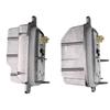 Pack of 2 Multifunctional Headlight DRL Units Supporting Fog Lights Turn Signals High Current 10A Capacity Fast Response
