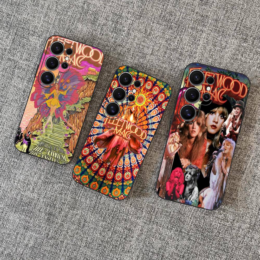 Classic Rock Band F-Fleetwood M-Mac Phone Case For Samsung S 24 Fe 25 Ultra Plus 20 Lite 21 30 22 23 24 22 Ultra 5G Fundas