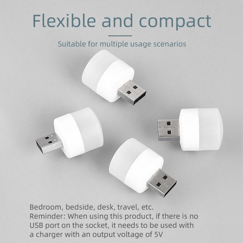 4PCS USB Keyboard Light 5V Led for Laptop Notebook Desktop Book