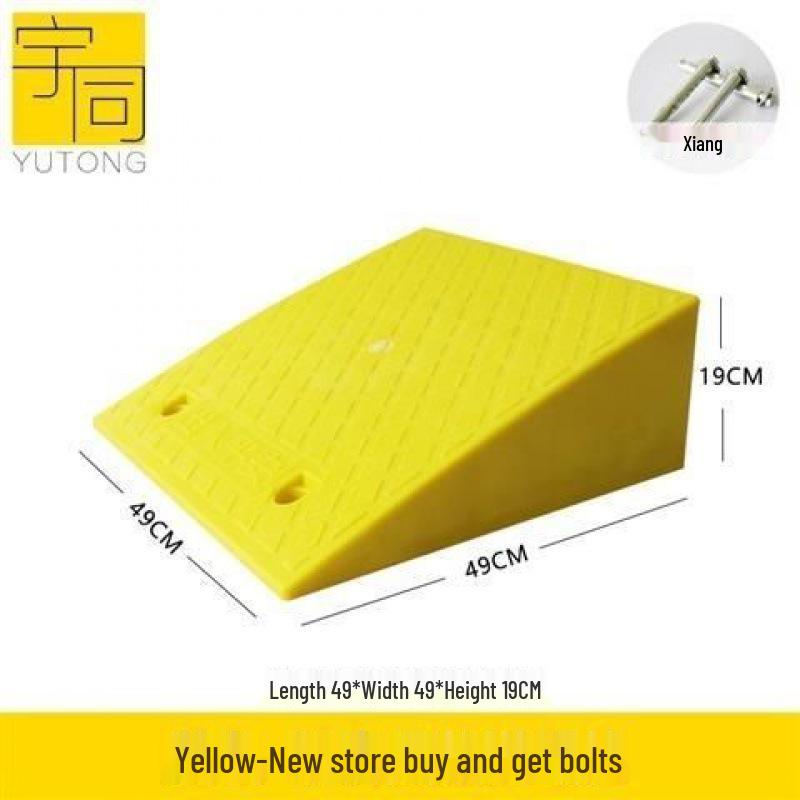 Dreieckige Kunststoff-Autoschwellenrampe & Geschwindigkeitsbegrenzungspad