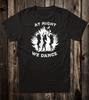 Retro Halloween T-Shirt 100% Baumwolle Gothic Hexe In der Nacht Tanzen Wir