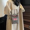 Canvas Bag Women's Summer Versatile Casual Shoulder Messenger Bag Is Now Popular Portable Bucket Bag