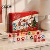 Adventskalender mit 24 Spielzeugen Frohe Weihnachten Kalender, Stressabbau Quetschspielzeug, Weihnachts-Countdown-Box, Feiertags-Party-Geschenkbox