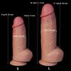 Realistischer männlicher Dildo mit starkem Saugfuß – 2 Größen (8,27"/11,61"), Weiches Silikon, Perfekt für Anfänger, Paare, Männer & Frauen, Keine Batterie erforderlich