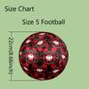 1pc FIFA World Cup Theme Size 5 Soccer Ball, Standard Sport Football Firm Stitching for Training And Match, Gentle on the Feet