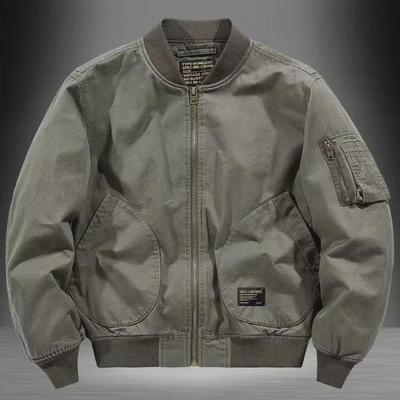 Unisex Japanische Retro-Pilotenjacke – Leichter Baseball-Baumwollmantel für alle Jahreszeiten