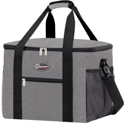 GhvyenntteS Insulated Cooler Large Capacity Suitable for Food Outdoor Bag, 30L, Waterproof, Wear-Resistant, 4-Layer Insulation, Leak-Proof, Foldable,