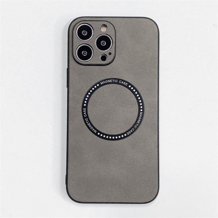 Magnetic Sheepskin Full Cover for iPhone 13 Pro Max/14 Plus/12